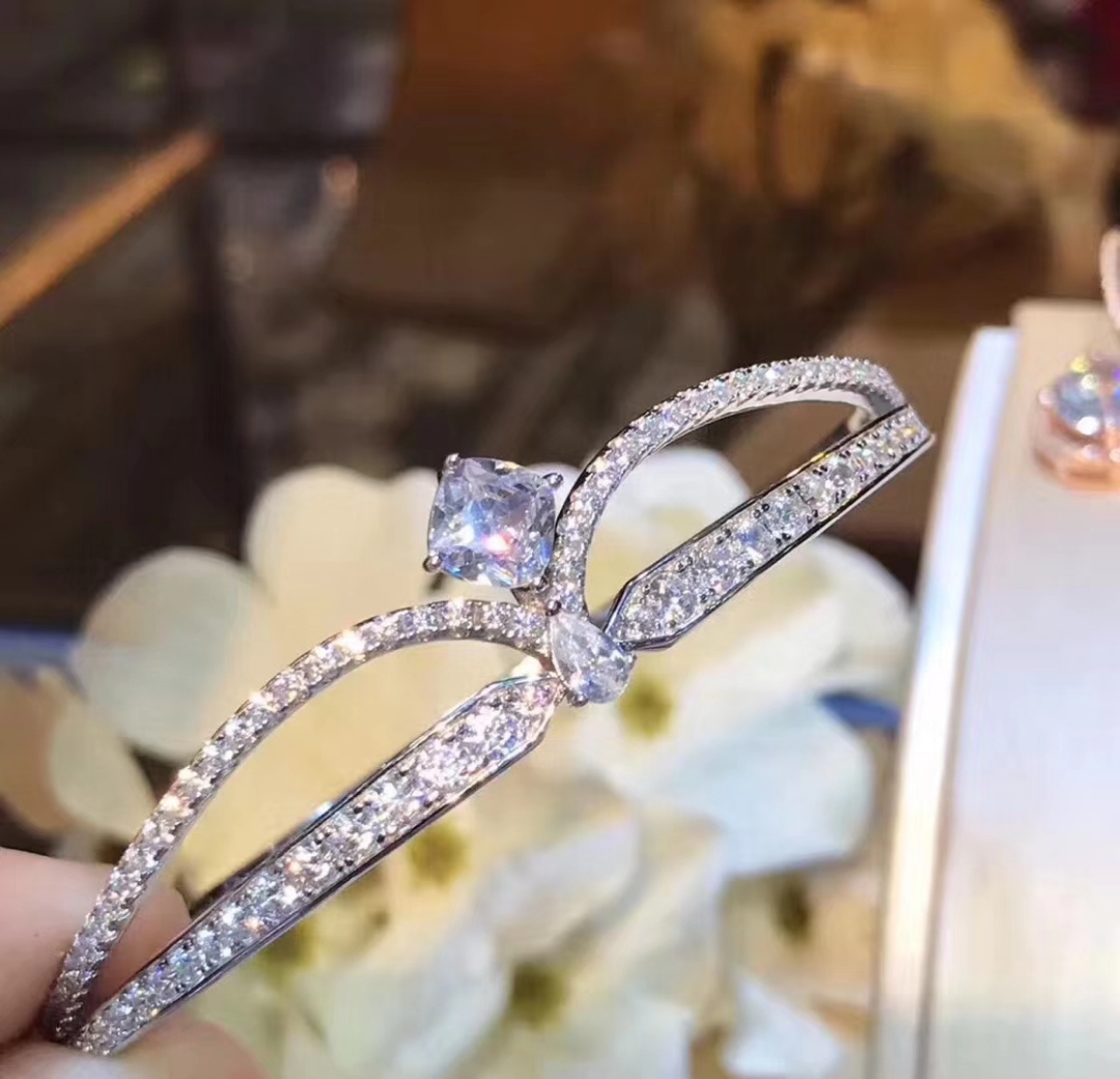 CMSS004 S925 Sterling silver Bracelet Josephine Aigrette - ccjewelryacc