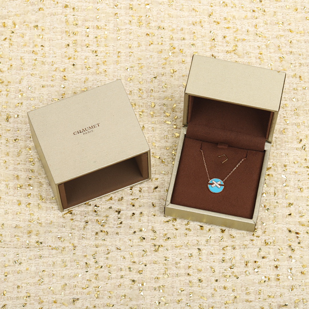 CMNS010 S925 Sterling silver Jeux de Liens Harmony pendant necklace - ccjewelryacc