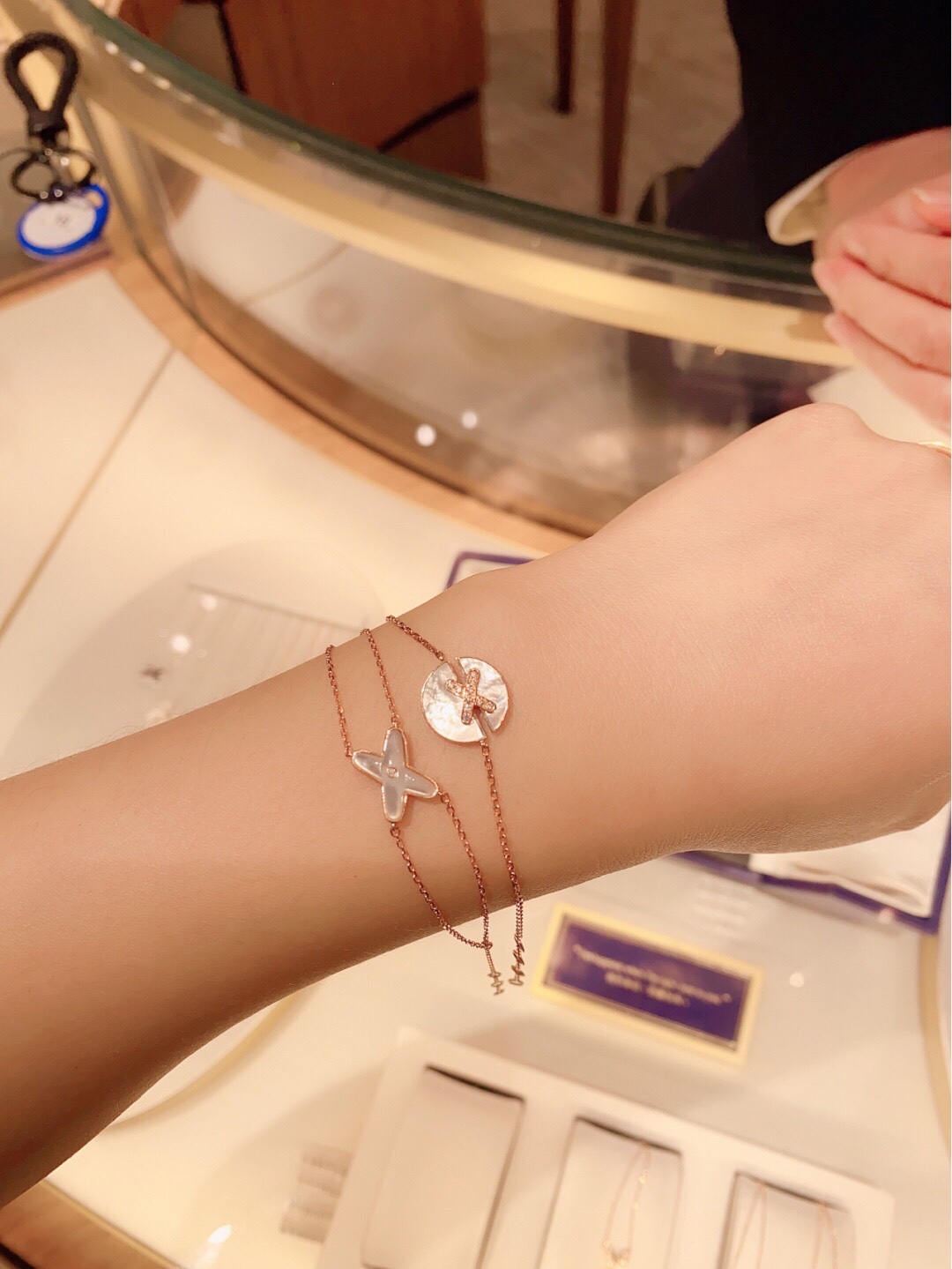 CMSS003 S925 Sterling silver Jeux de Liens Harmony Bracelet chain - ccjewelryacc