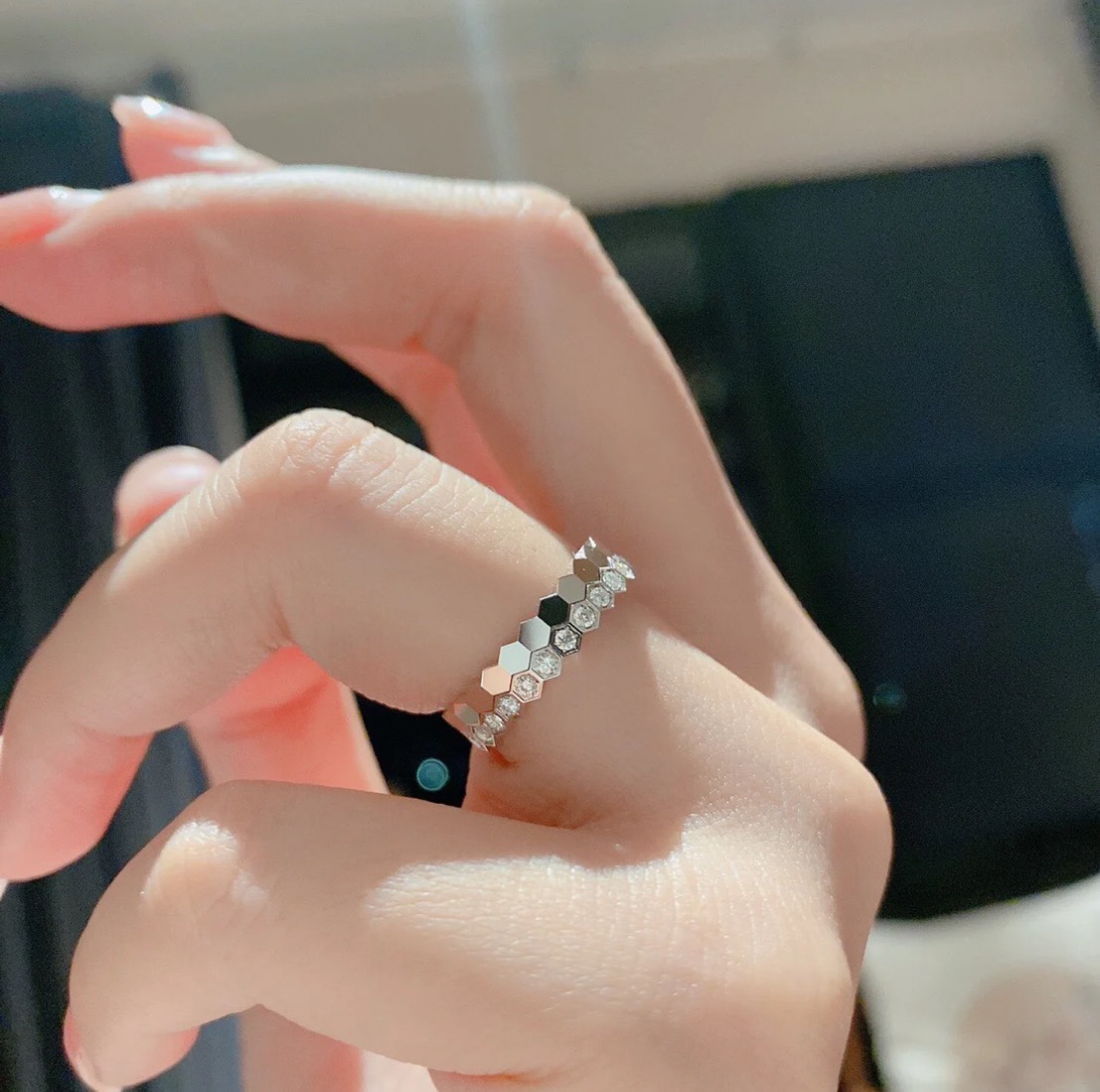 CMRS002 S925 Sterling silver Bee My Love Ring - ccjewelryacc