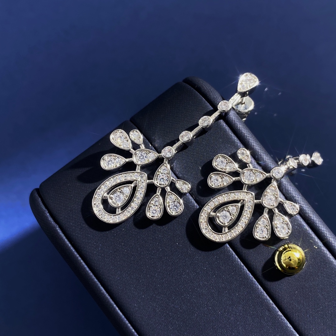 CME005 Josephine Aigrette Imperiale drop earrings - ccjewelryacc