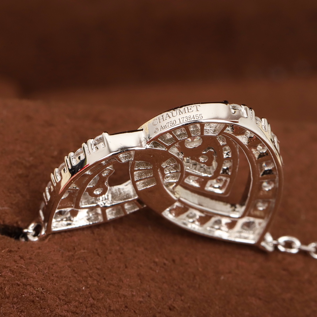 CMNS020 S925 Sterling silver Drop-shaped diamond Josephine Aigrette pendant Necklace - ccjewelryacc