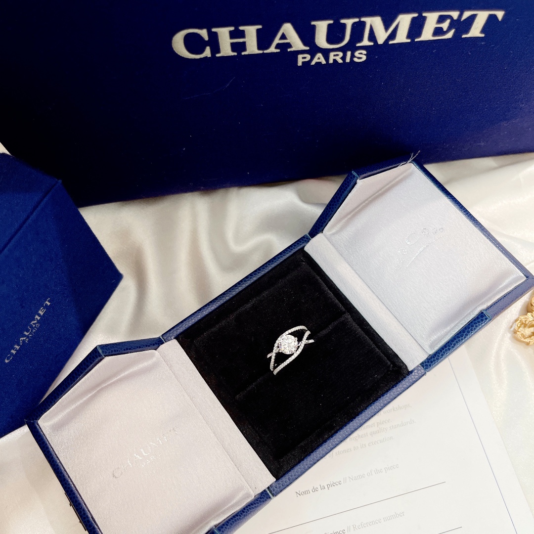 CMRS006 S925 Sterling silver 18k white gold plated Diamond liens ring - ccjewelryacc