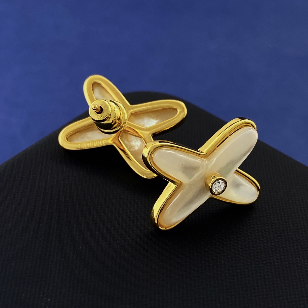 CME003 jeux de liens stud earrings - ccjewelryacc