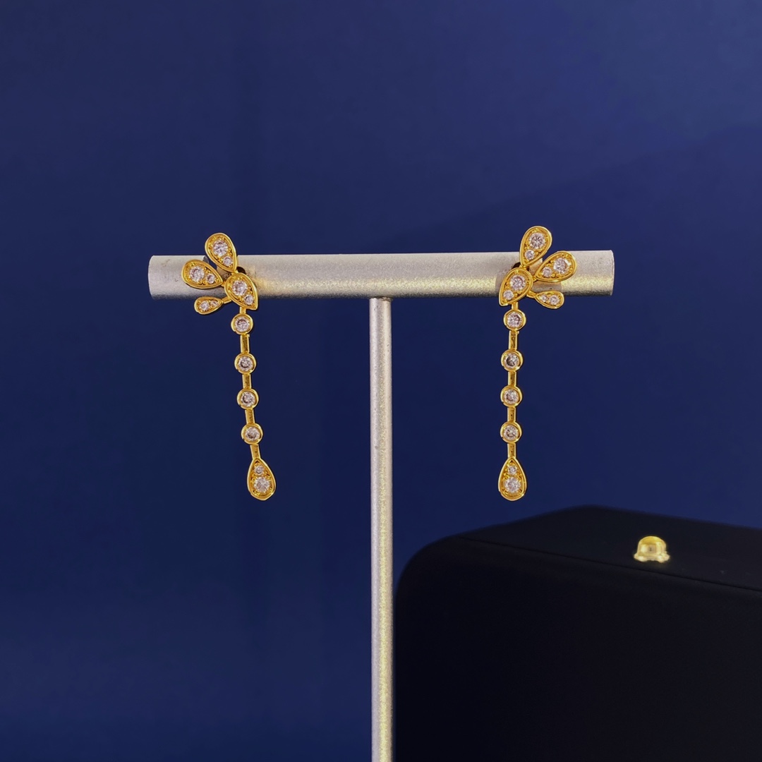 CME004 Josephine Aigrette Imperiale drop earrings - ccjewelryacc