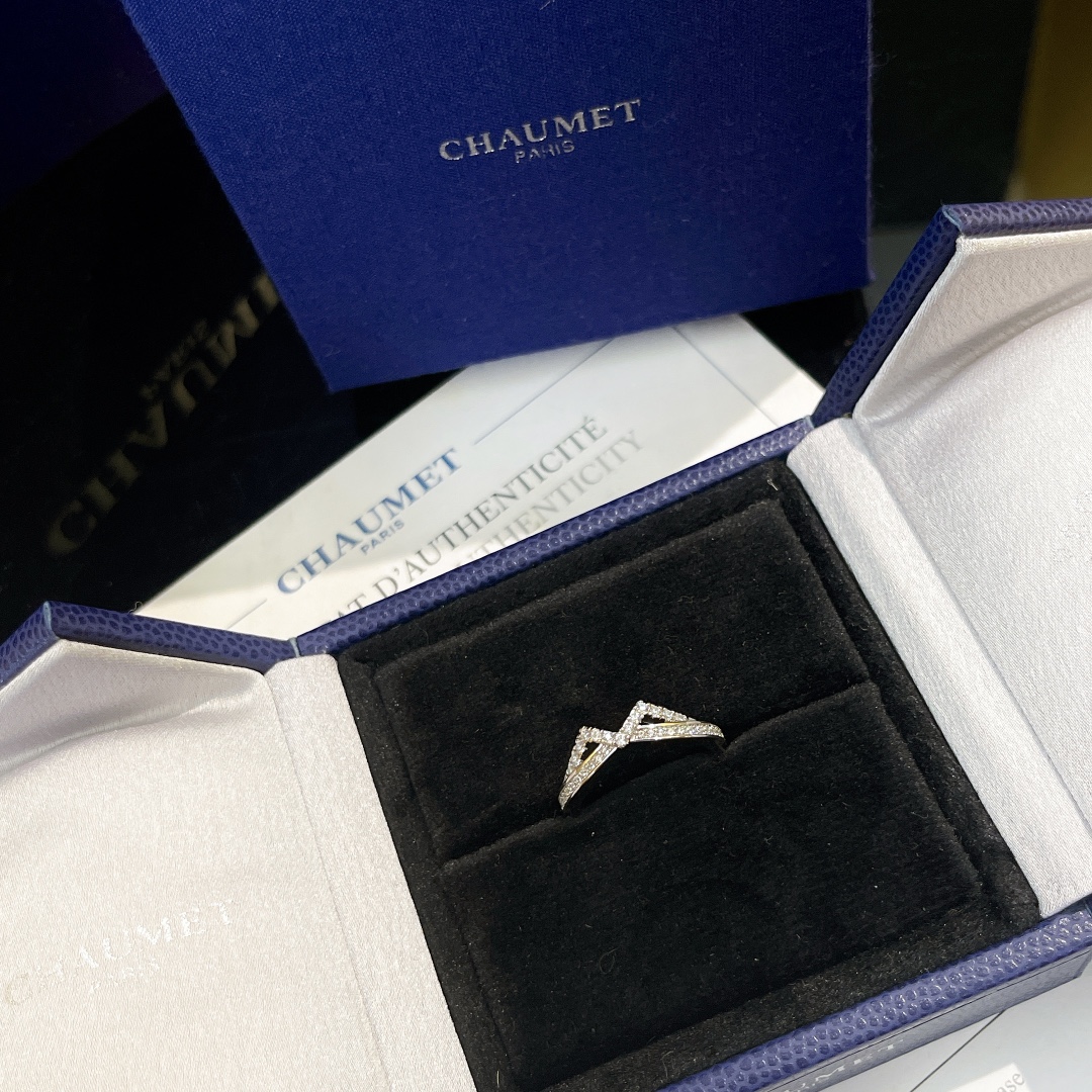 CMRS005 S925 Sterling silver 18k white gold plated Diamond liens ring - ccjewelryacc