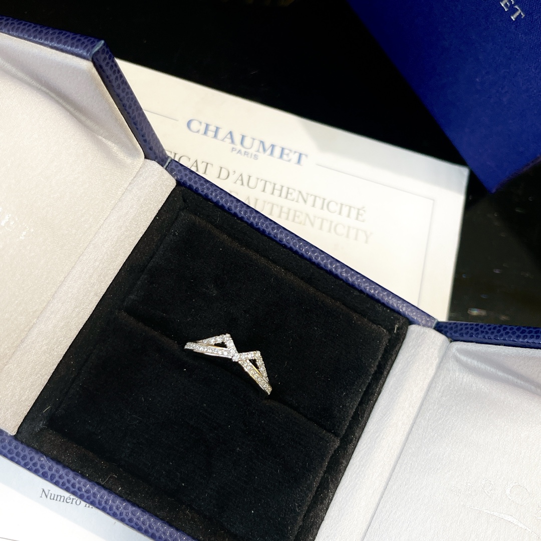 CMRS005 S925 Sterling silver 18k white gold plated Diamond liens ring - ccjewelryacc