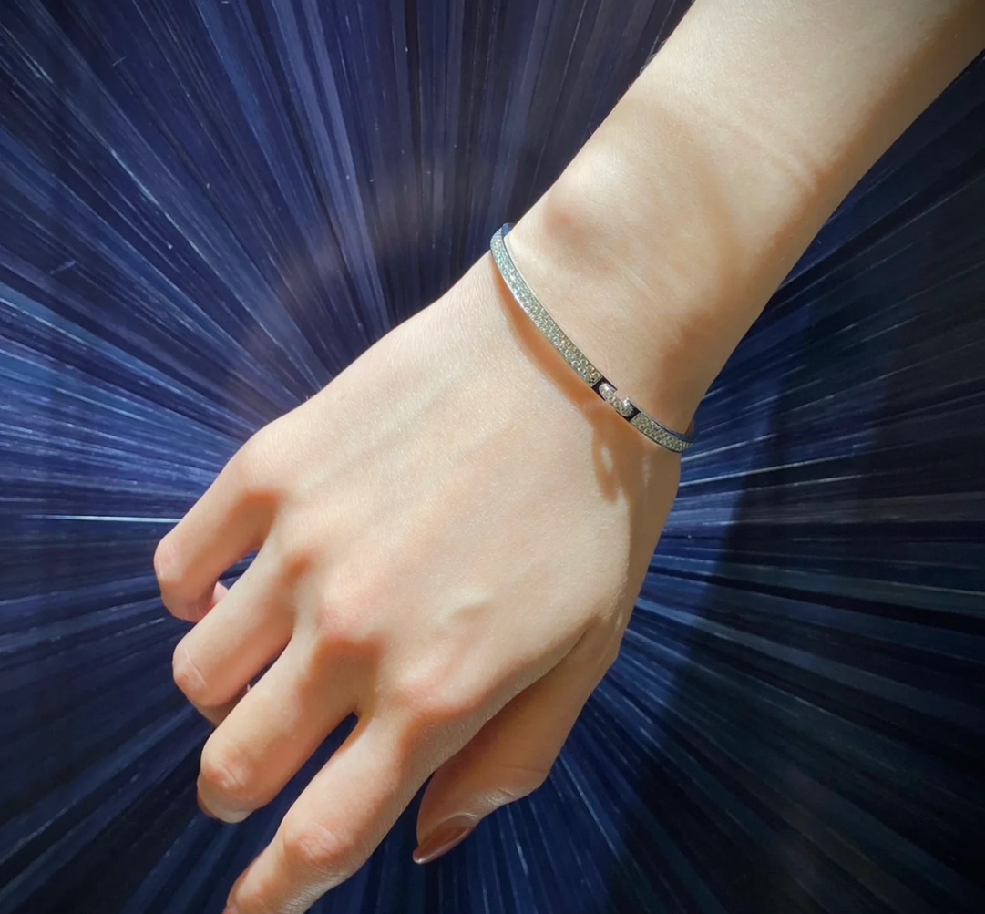 CMSS005 S925 Sterling silver Bracelet Liens Evidence - ccjewelryacc