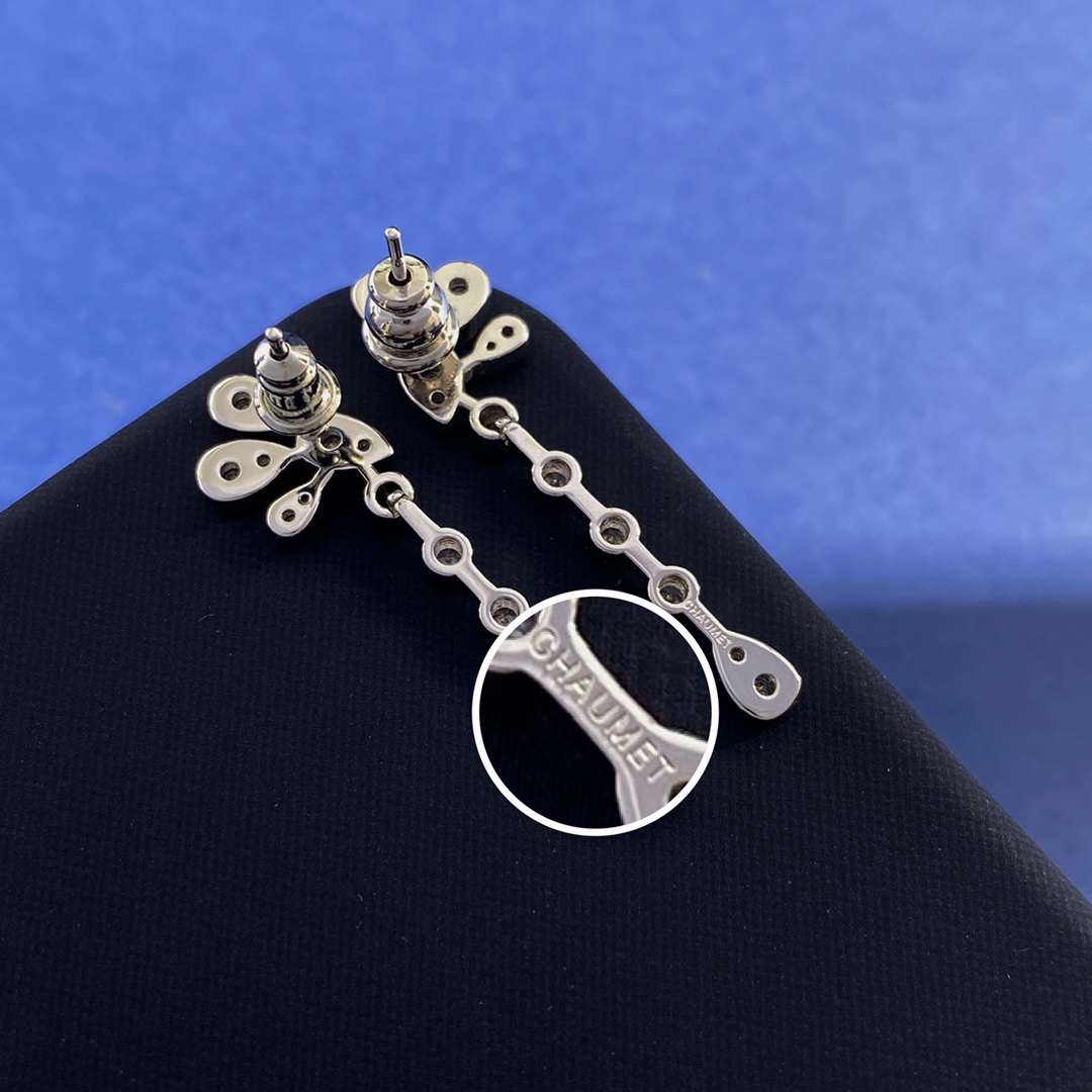 CME004 Josephine Aigrette Imperiale drop earrings - ccjewelryacc