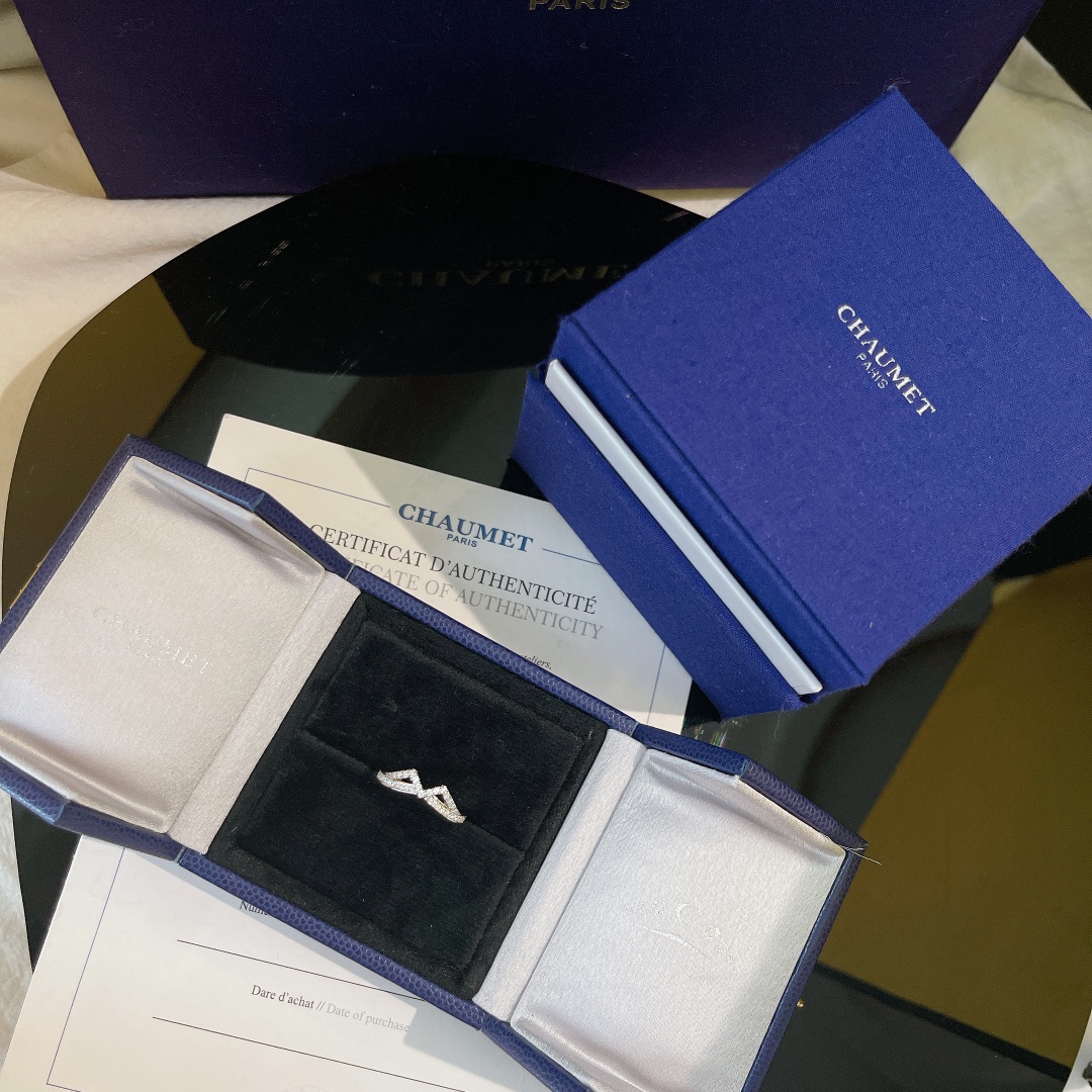 CMRS005 S925 Sterling silver 18k white gold plated Diamond liens ring - ccjewelryacc