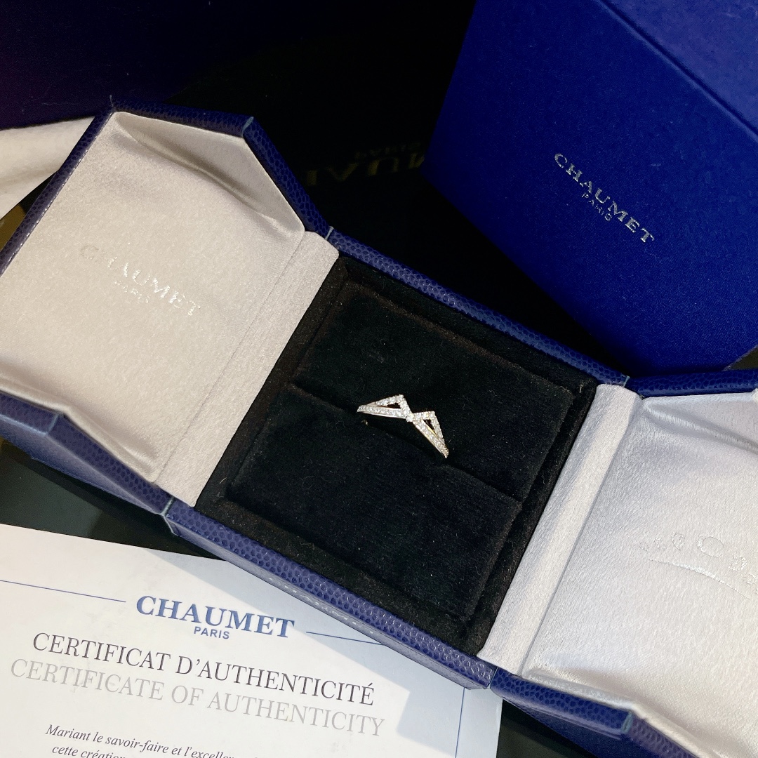 CMRS005 S925 Sterling silver 18k white gold plated Diamond liens ring - ccjewelryacc