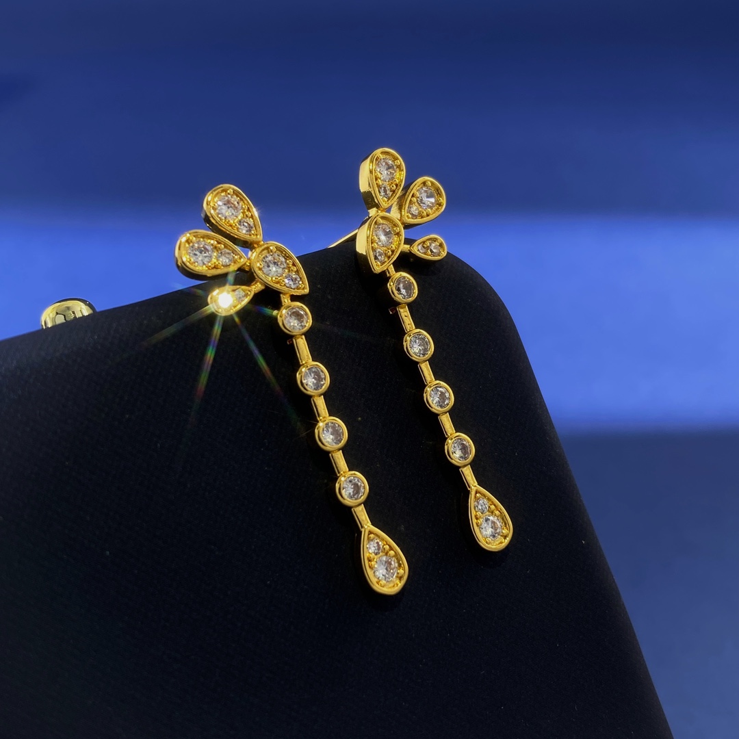 CME004 Josephine Aigrette Imperiale drop earrings - ccjewelryacc