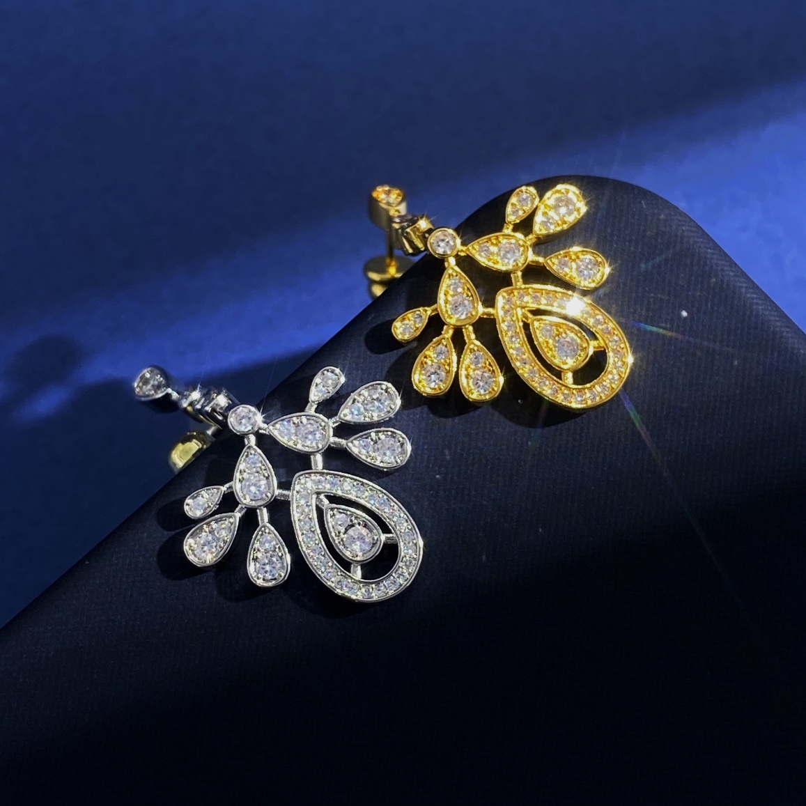 CME005 Josephine Aigrette Imperiale drop earrings - ccjewelryacc