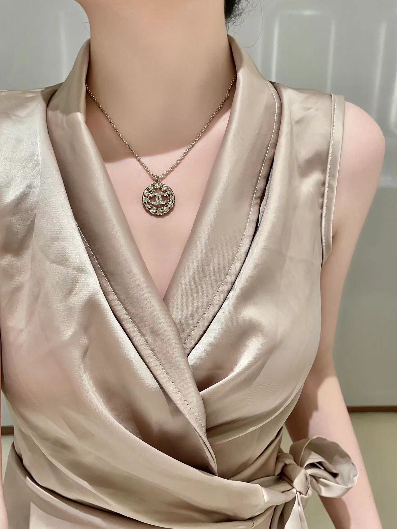 CCN240 24B CC pendant Necklace - ccjewelryacc