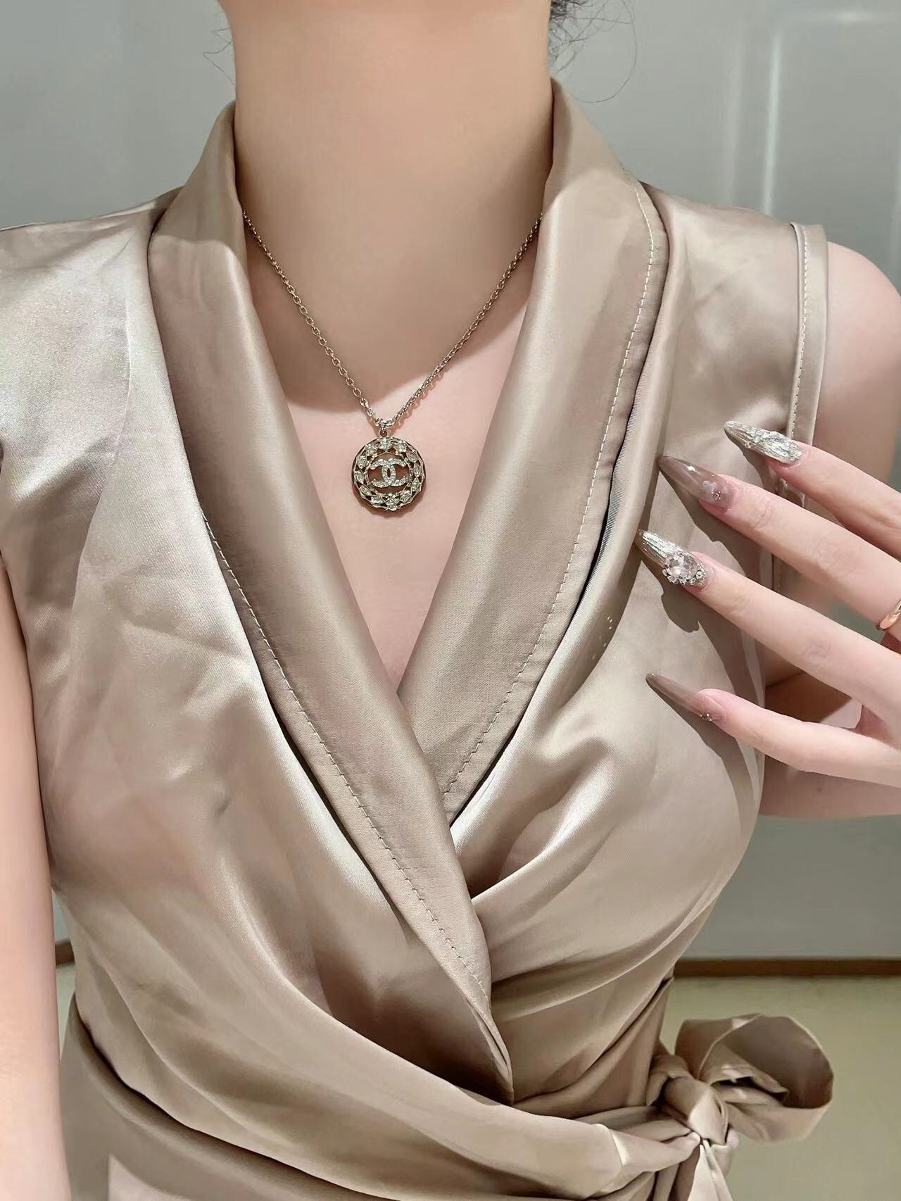 CCN240 24B CC pendant Necklace - ccjewelryacc