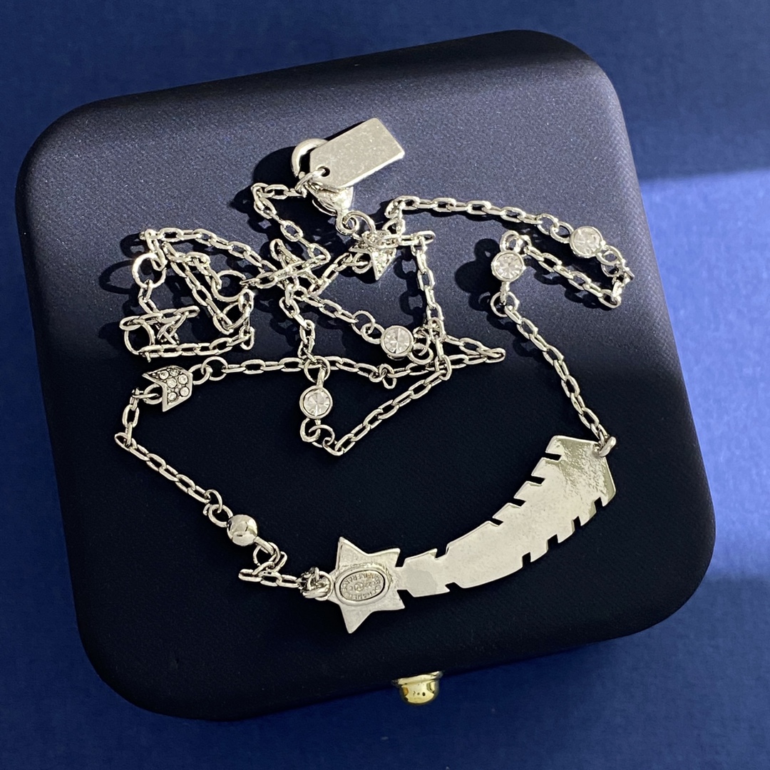 CCN355 Comete Chevron transformable necklace - ccjewelryacc