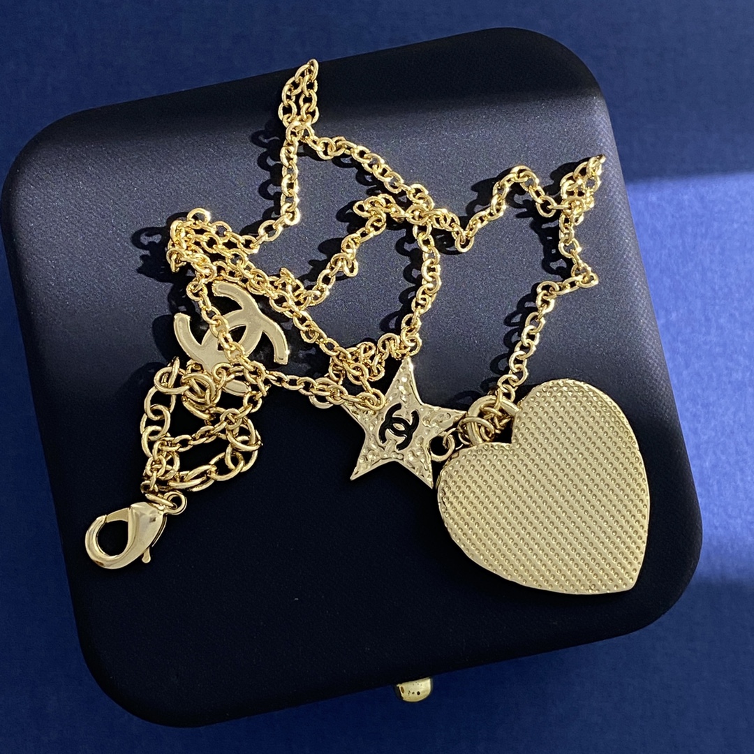 CCN396 24p CC Cowboy heart Pendant Necklace - ccjewelryacc