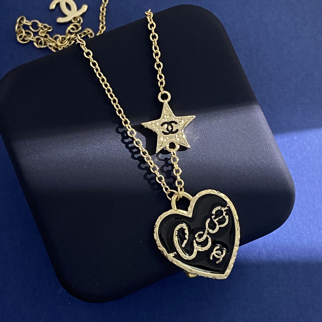 CCN396 24p CC Cowboy heart Pendant Necklace - ccjewelryacc