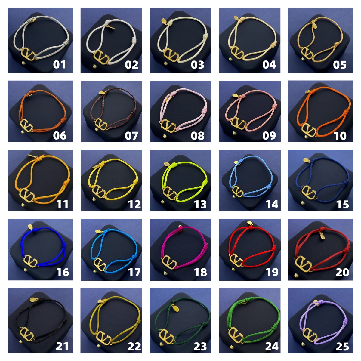 VTS028 Vlogo signature Lucky rope bracelet - ccjewelryacc