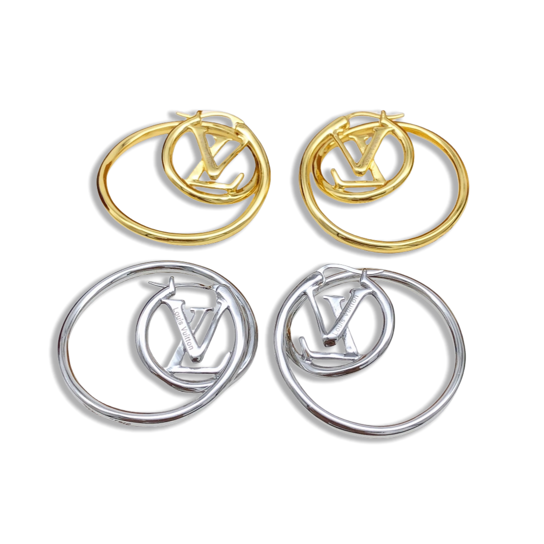 LVE071 Louise Hoop Earrings - ccjewelryacc
