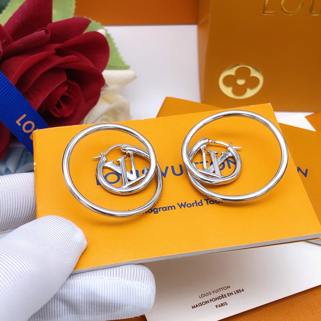 LVE071 Louise Hoop Earrings - ccjewelryacc