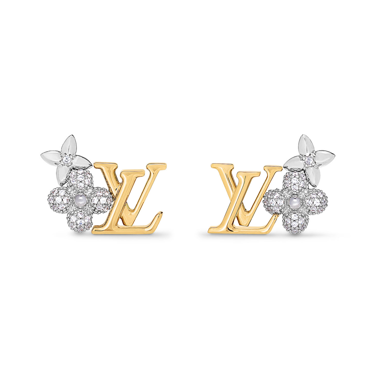 LVE012 Studs diamond earrings flat back earrings - ccjewelryacc