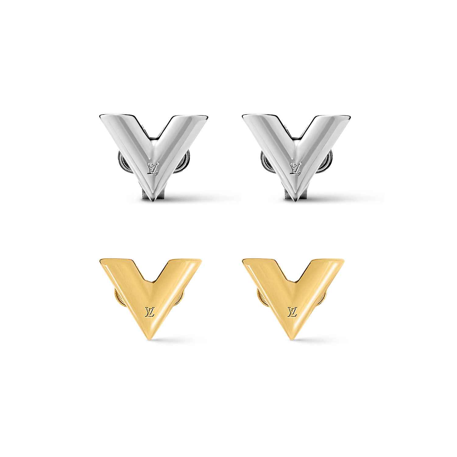 LVE042 Essential VV Stud Earrings - ccjewelryacc