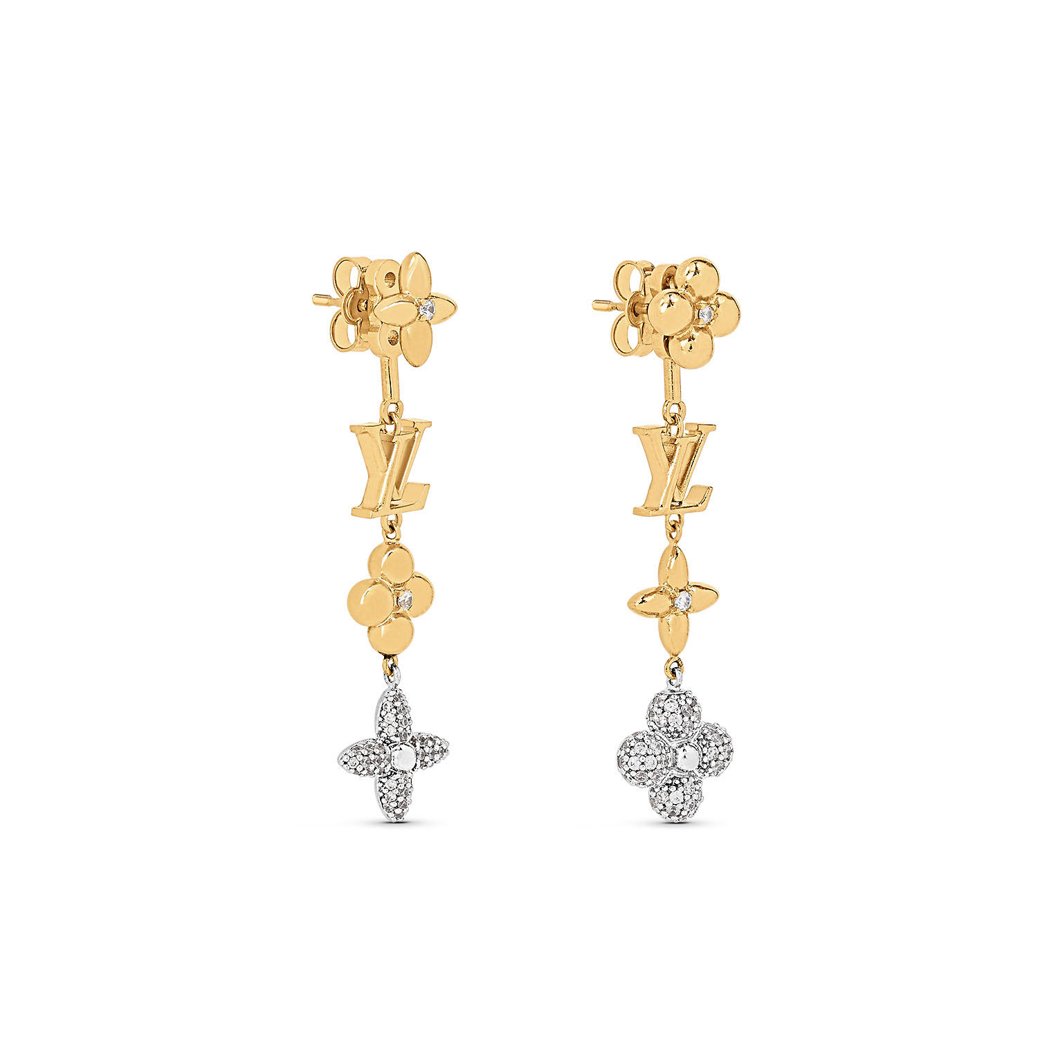 LVE001 LV drop earrings - ccjewelryacc