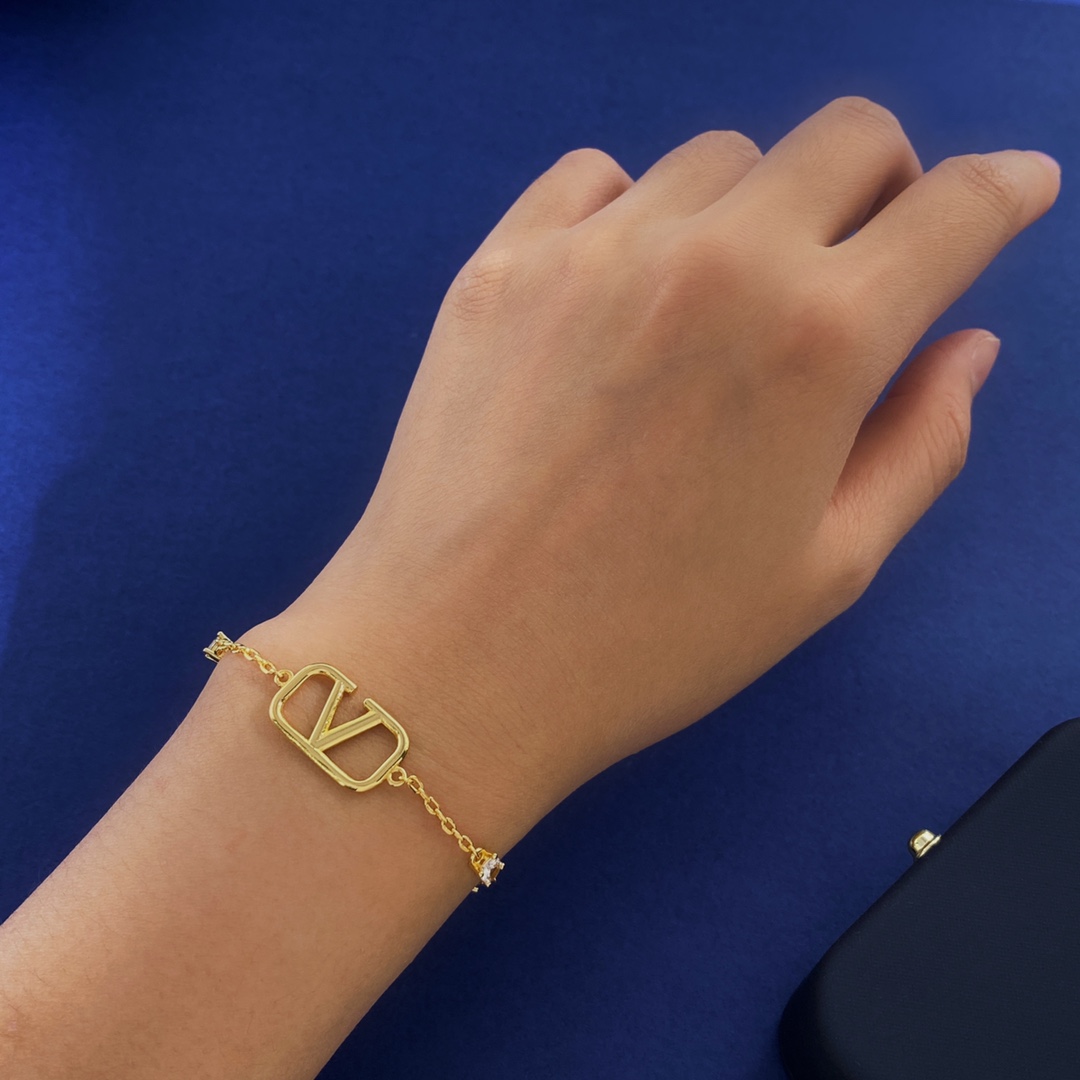 VTS014 VALENTINO GARAVANI Bracelet MINI VLOGO SIGNATURE - ccjewelryacc