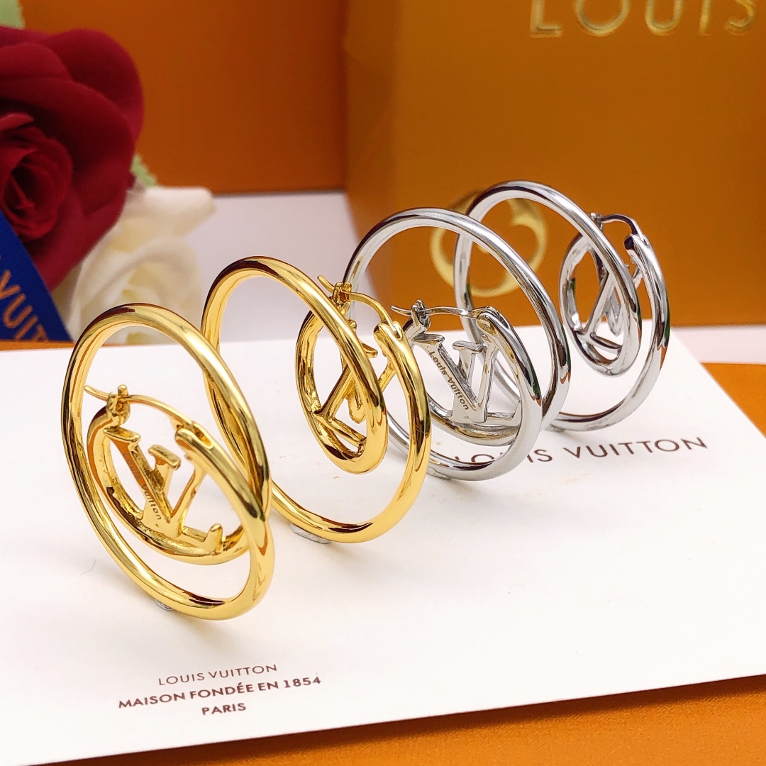 LVE071 Louise Hoop Earrings - ccjewelryacc