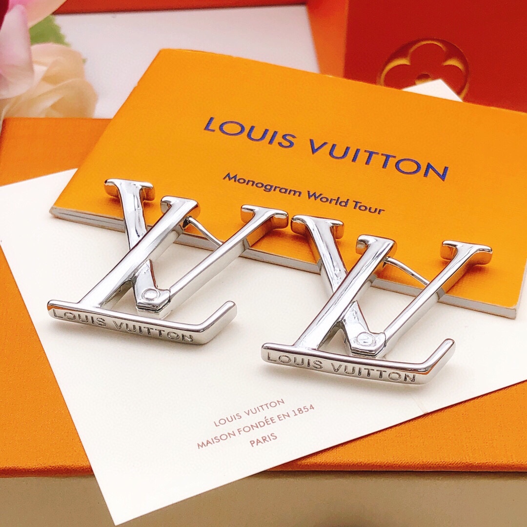 LVE084 Metal VL Lconic earring - ccjewelryacc