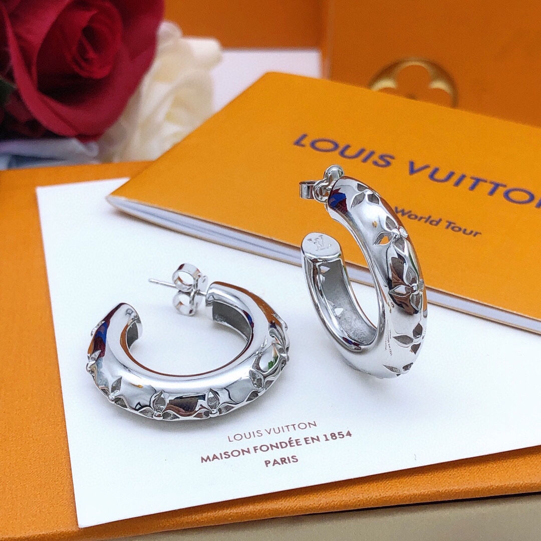 LVE085 Metal designer hook earrings - ccjewelryacc