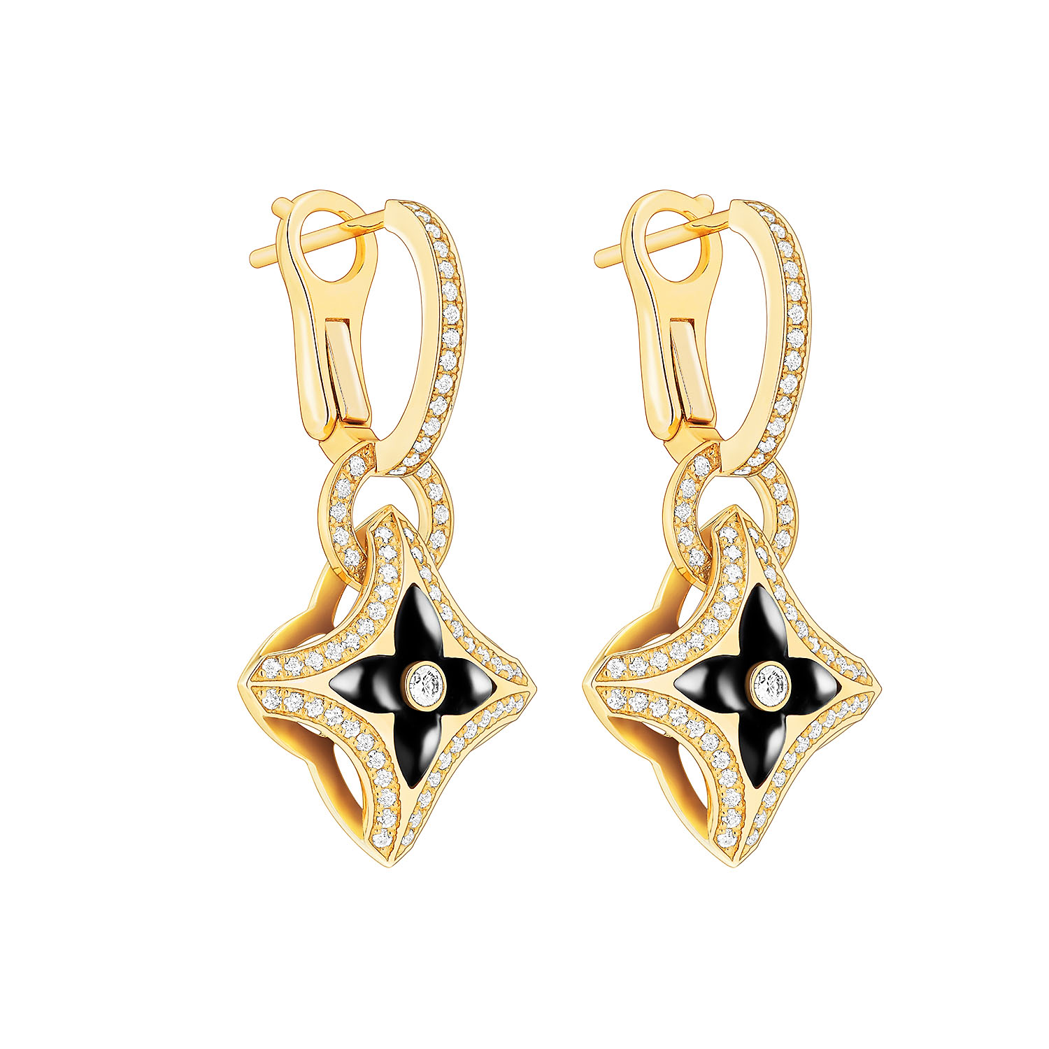 LVE034 Luxury Designer Ever Blossom Earrings - ccjewelryacc