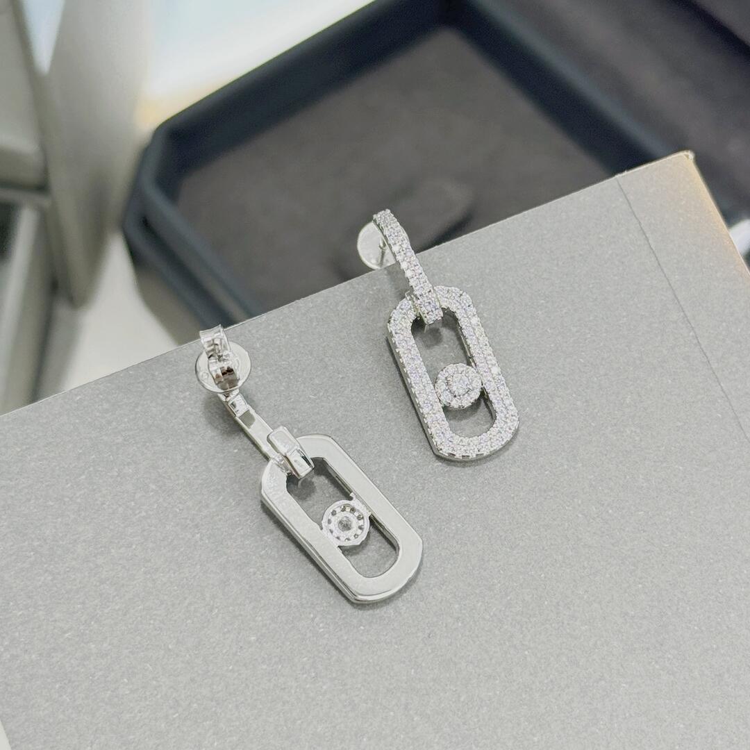 MSEV005 Pendantes So Move XL Pavees earrings - ccjewelryacc