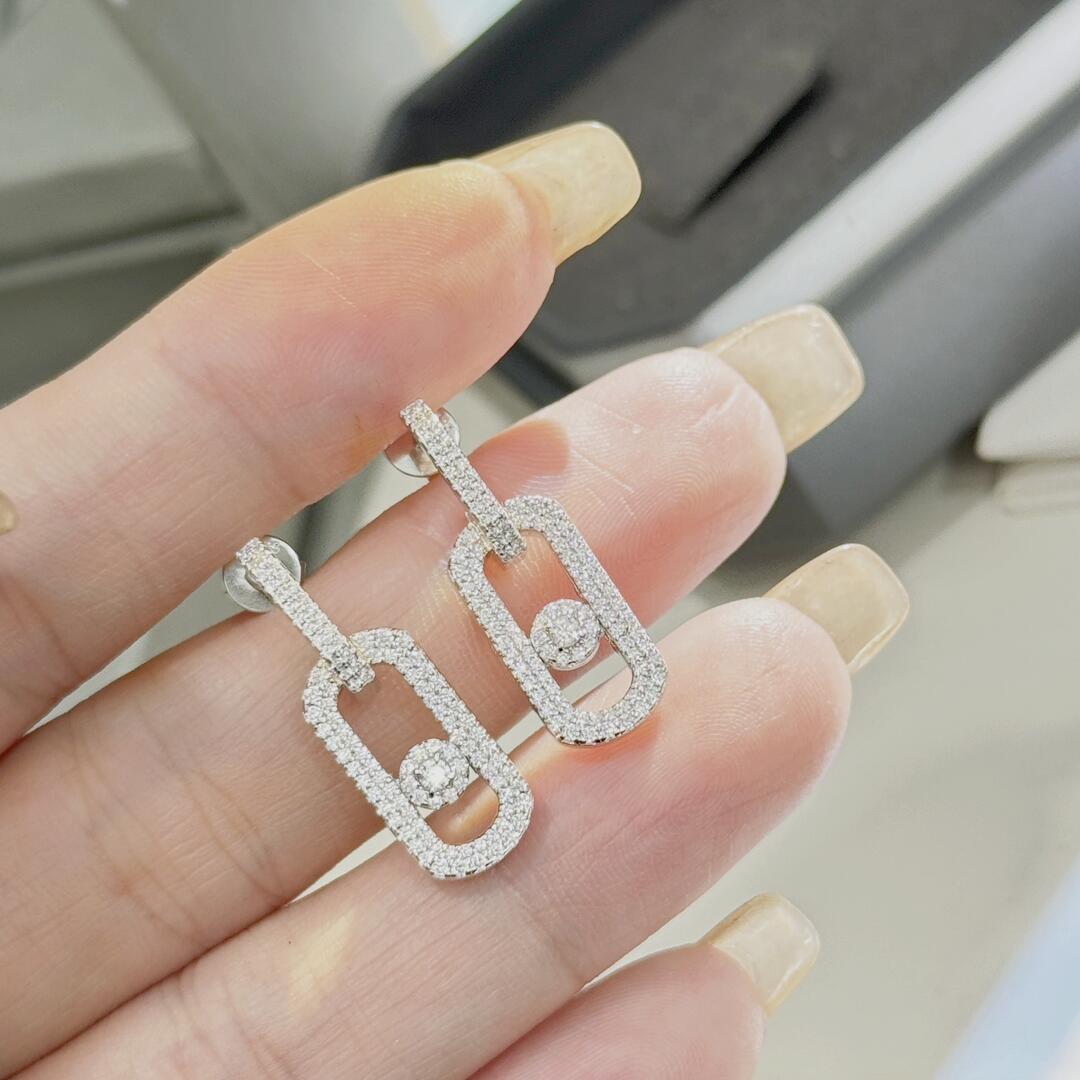 MSEV005 Pendantes So Move XL Pavees earrings - ccjewelryacc