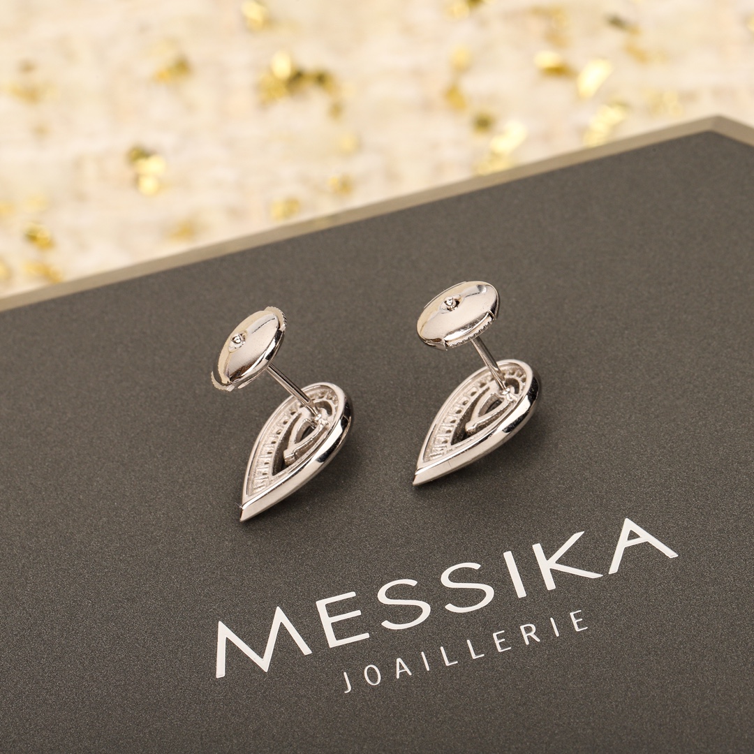 MSEV002 Fiery diamond stud earring - ccjewelryacc