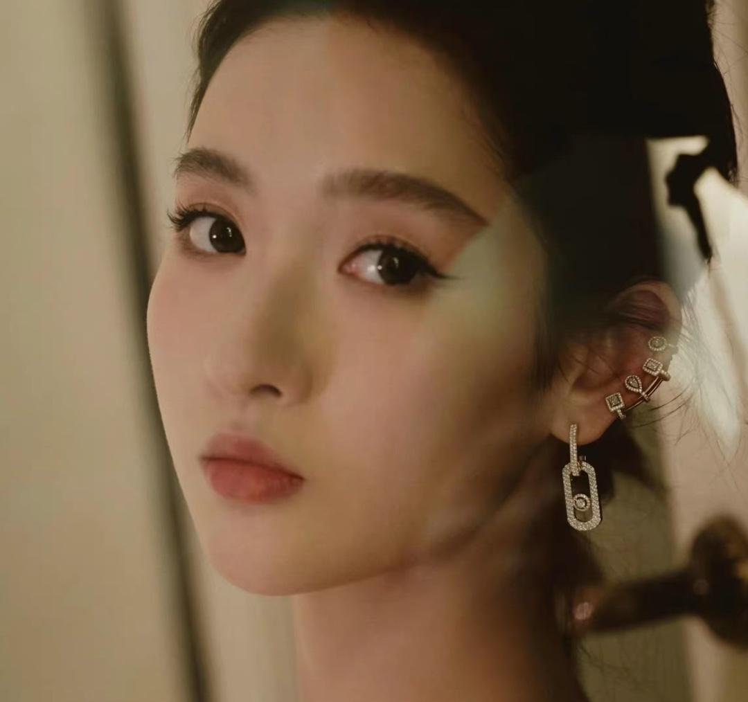 MSEV005 Pendantes So Move XL Pavees earrings - ccjewelryacc