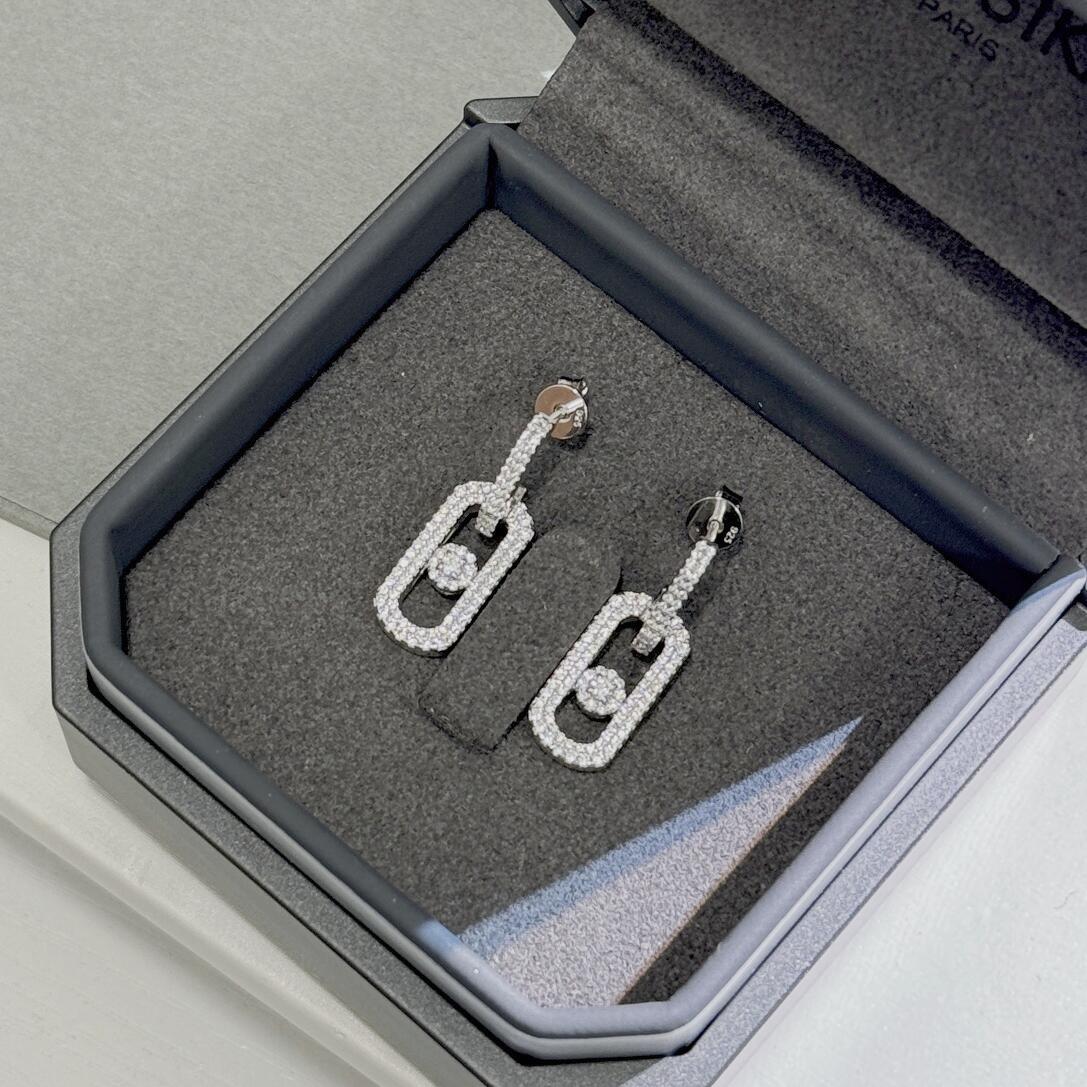 MSEV005 Pendantes So Move XL Pavees earrings - ccjewelryacc