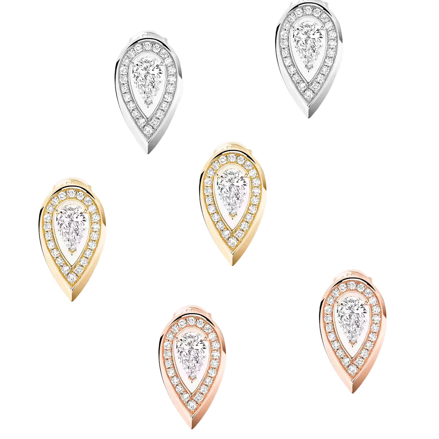 MSEV002 Fiery diamond stud earring - ccjewelryacc