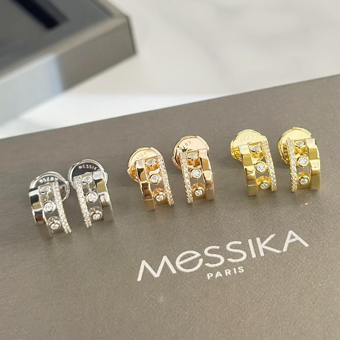 MSEV004 Mini Creoles Move Romane hook earrings - ccjewelryacc