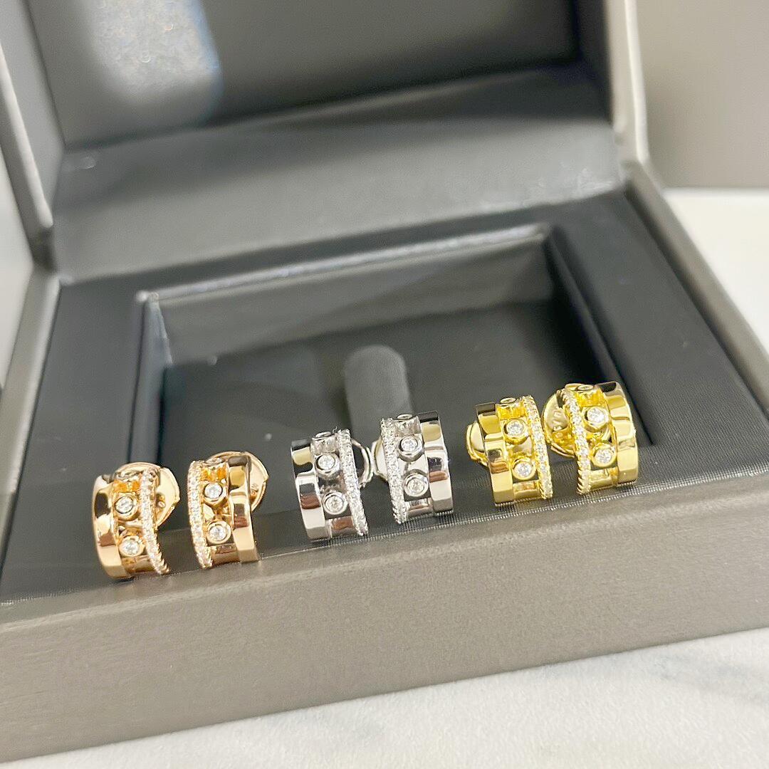 MSEV004 Mini Creoles Move Romane hook earrings - ccjewelryacc