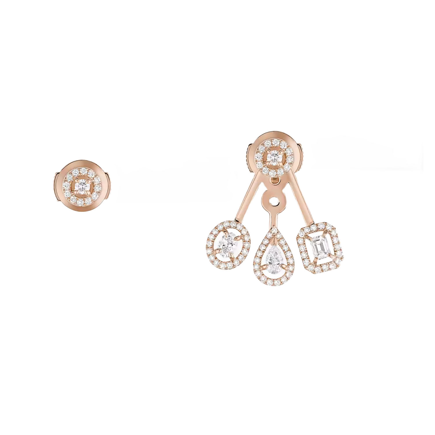 MSEV008 My Twin Trio earrings - ccjewelryacc