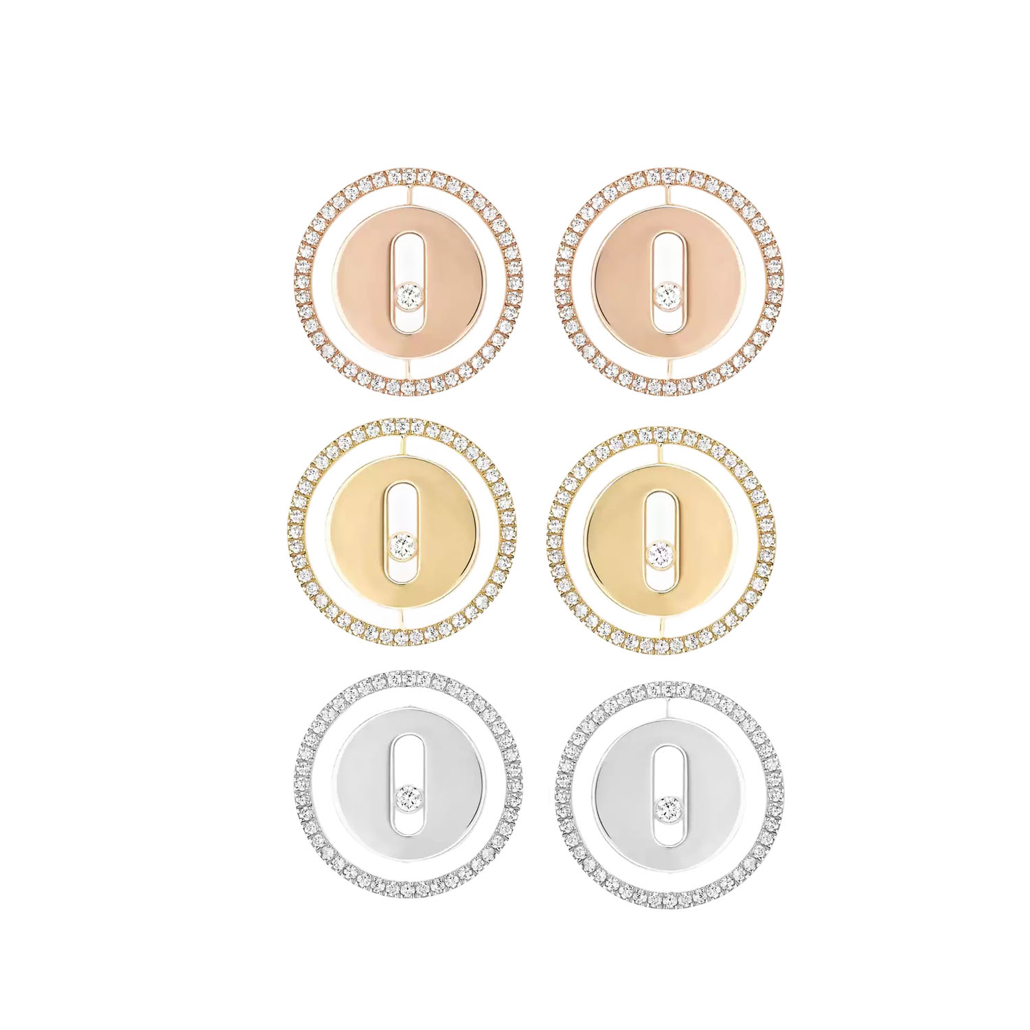 MSEV010 Puces Lucky Move stud earring - ccjewelryacc