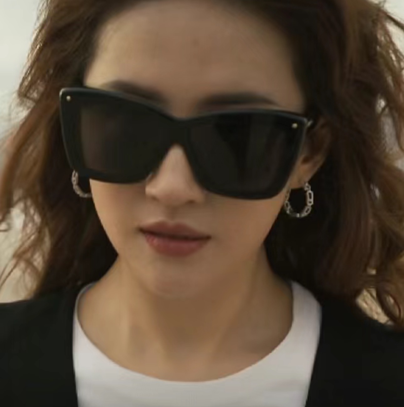 MSEV007 Creoles Move Link PM hook earrings - ccjewelryacc