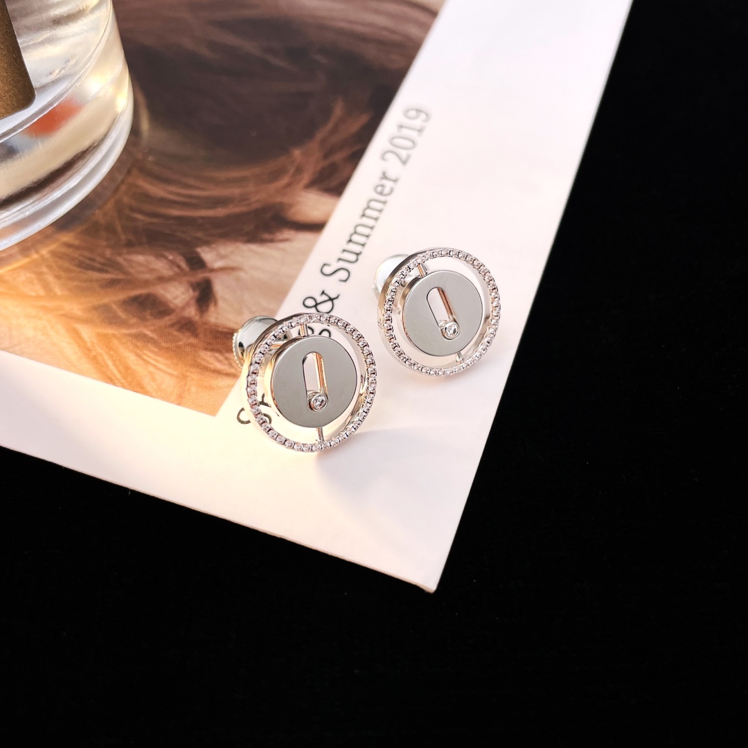 MSEV010 Puces Lucky Move stud earring - ccjewelryacc