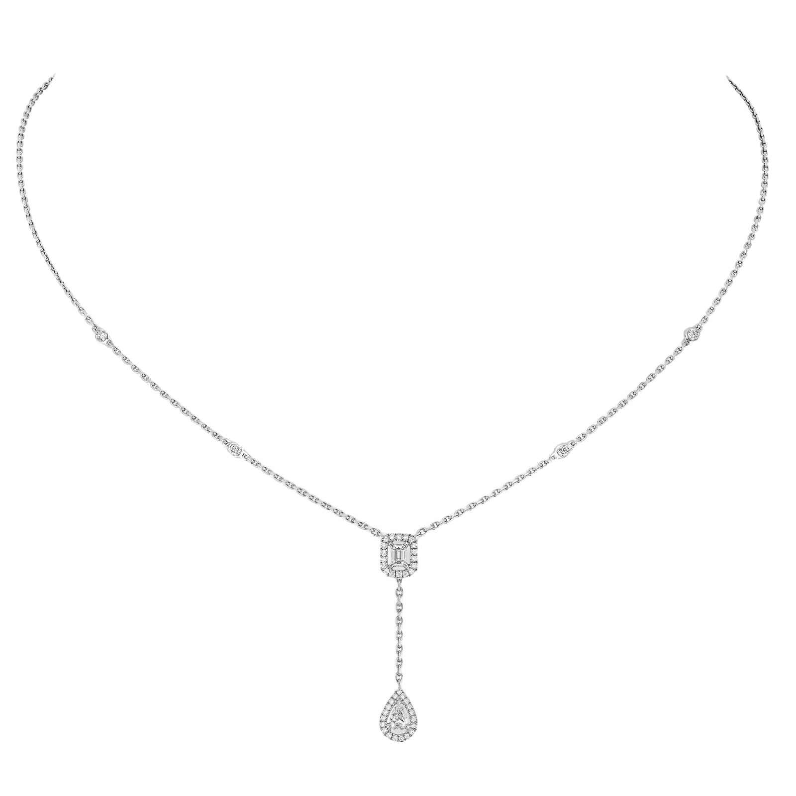 MSNV005 My Twin Cravate Pendant necklace - ccjewelryacc