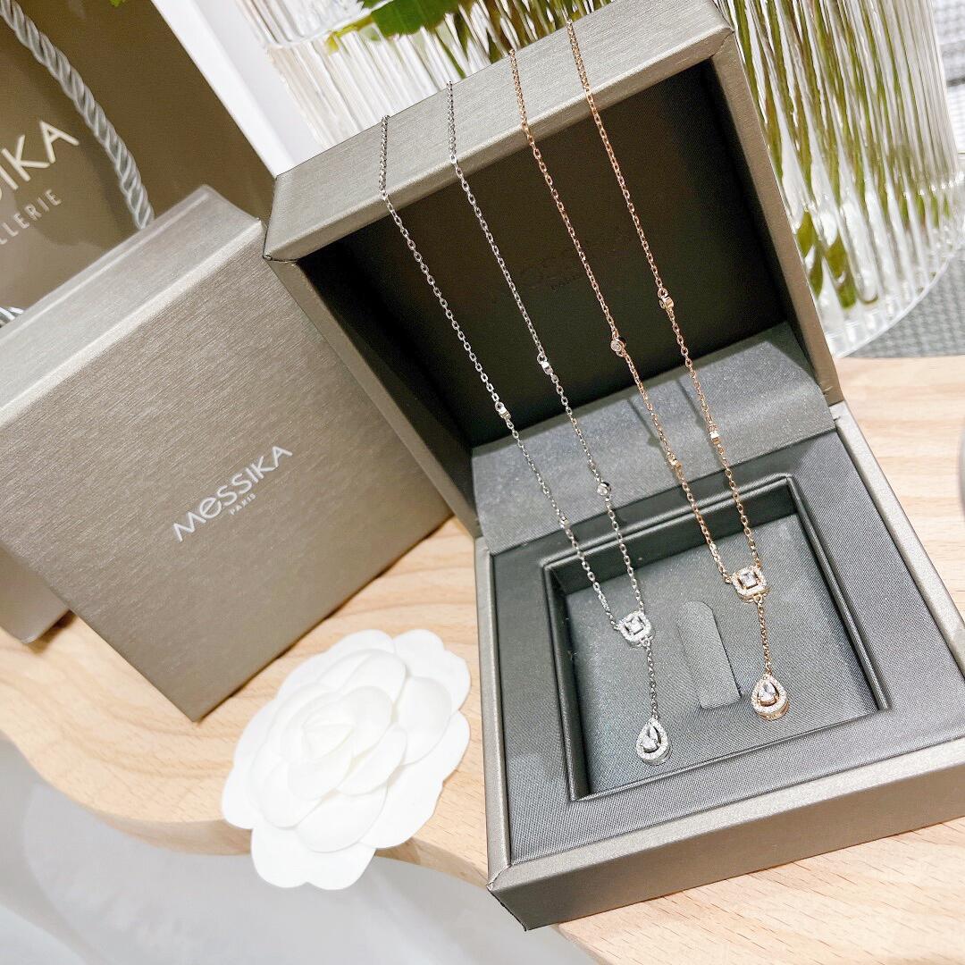 MSNV005 My Twin Cravate Pendant necklace - ccjewelryacc