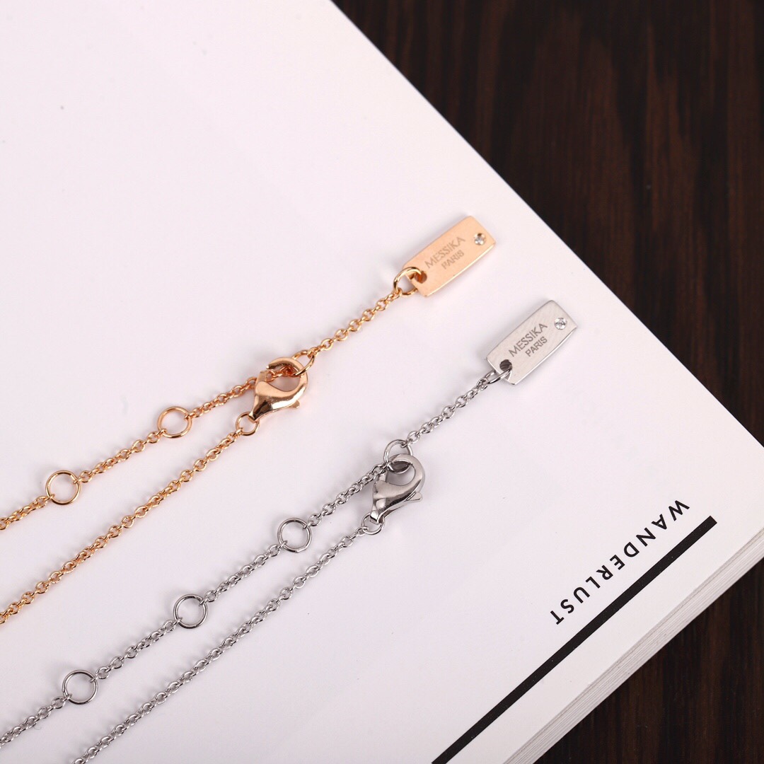 MSNV009 Baby Move Pave diamond necklace - ccjewelryacc