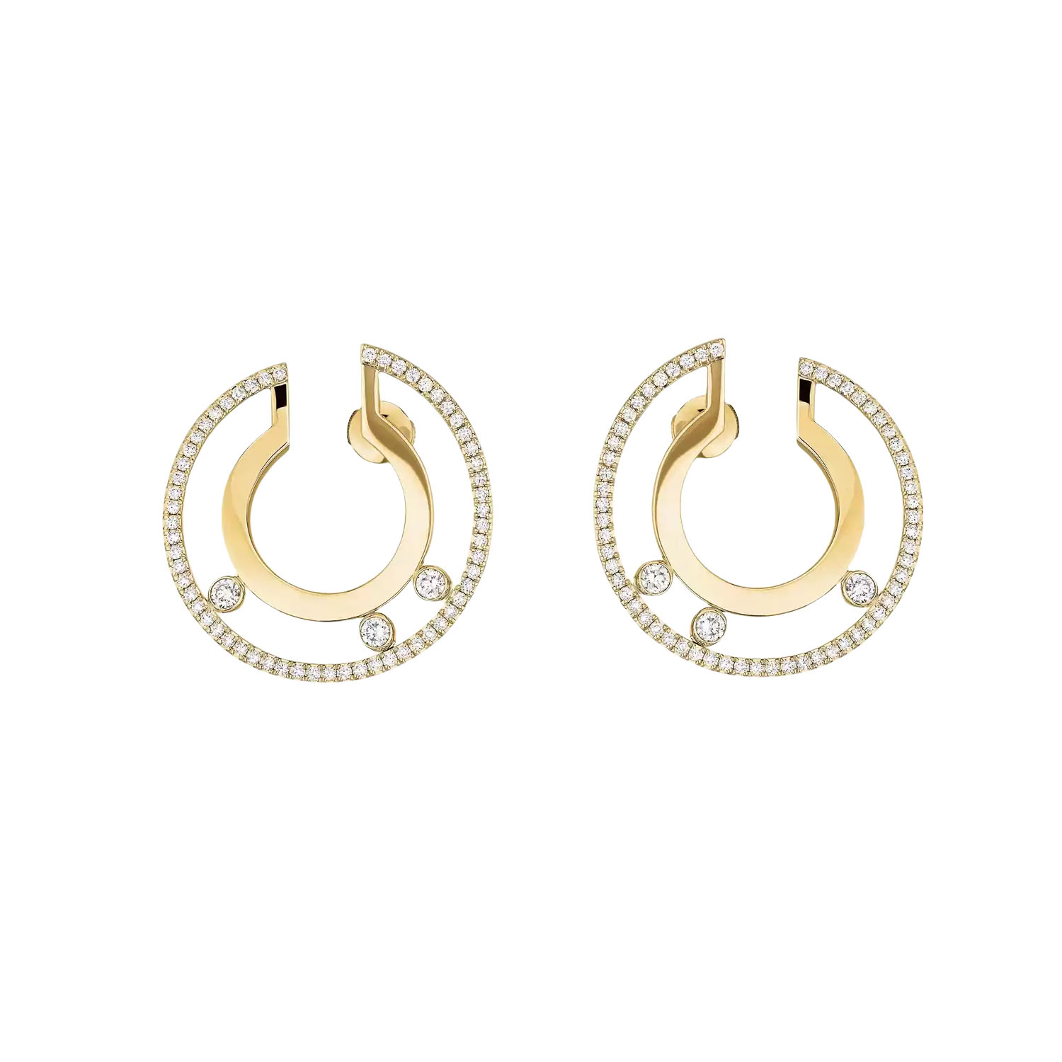 MSEV026 Creoles Move Romane PM hook earring - ccjewelryacc