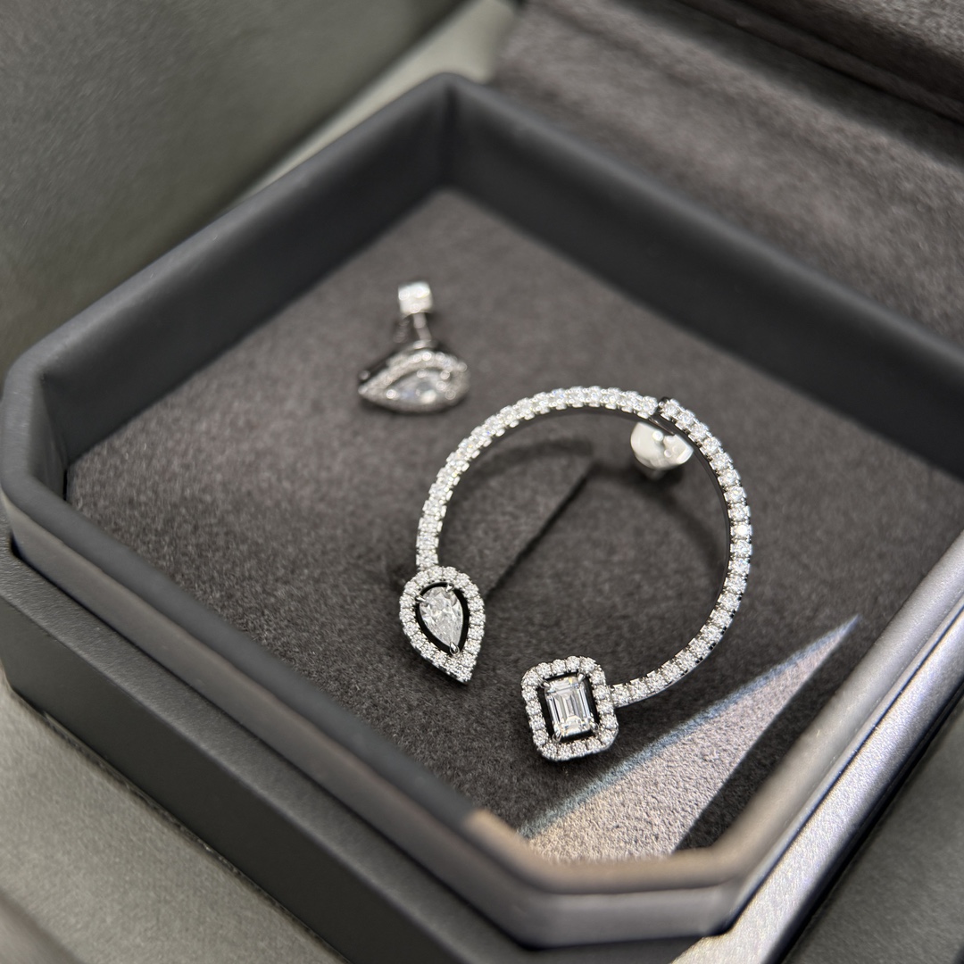 MSEV018 halbe Steigung Messika Reifen earring - ccjewelryacc